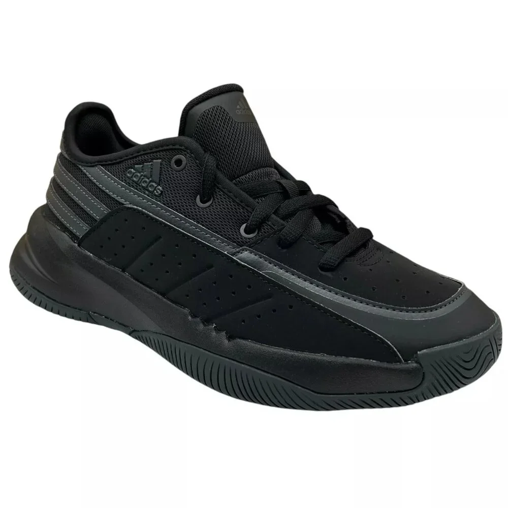 Adidas Front Court Low‎ Top Basketball Sneakers Size Men's 6.5/Women's 7.5 Black
